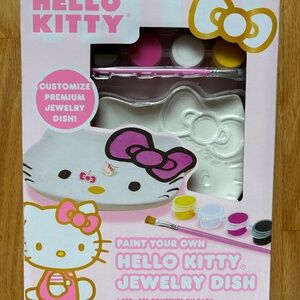 Hello kitty paint your own jewelry dish
